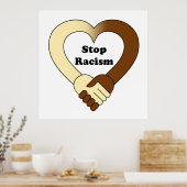 Stop racisme poster (Keuken)