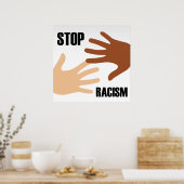 Stop racisme poster (Keuken)