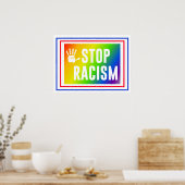 Stop racisme poster (Keuken)