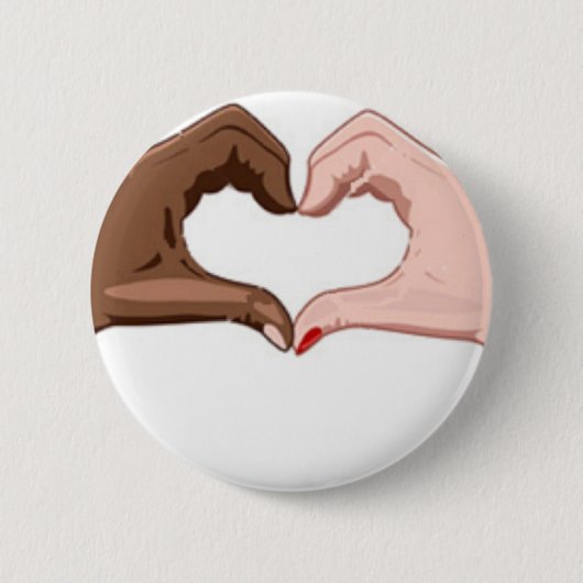 Stop racisme ronde button 5,7 cm (Voorkant)