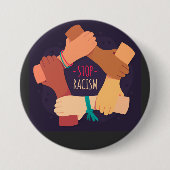 Stop racistische Button (Voorkant)