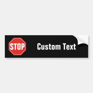 STOP Sign Bumpersticker