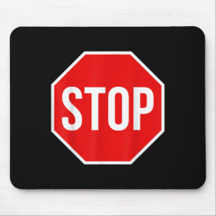 Stop Sign Shirt Volwassen Mannen Vrouwen Kinder St Muismat