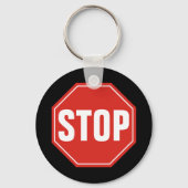 STOP Sign Sleutelhanger (Voorkant)