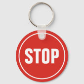 STOP Sign Sleutelhanger (Voorkant)