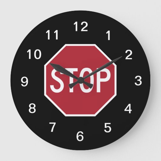 Stop-slot voor wandvergrendeling grote klok (Voorkant)