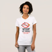 "Stop Smoking" T-Shirt Design – No Tobacco  (Devant entier)