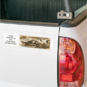 Stop Sms'en! Bumpersticker (Op Truck)