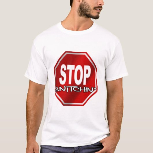 Stop Snitchin T-Shirt (Voorkant)