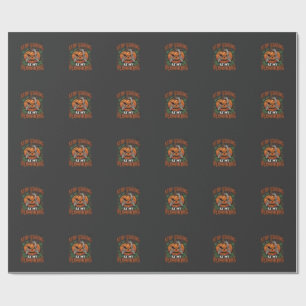 Stop Starende Pompoenen Halloween Skelet Handen_1 Cadeaupapier