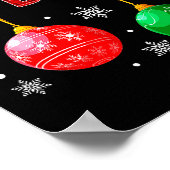 Stop Staring At My Red Plaid Ugly Sweater Couple Poster (Hoek)