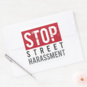 Stop Straatintimidatie Stickers - Groot (Envelop)