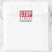 Stop Straatintimidatie Stickers - Klein (Tas)