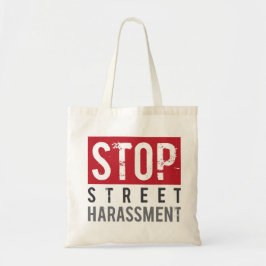 Stop Street Harassment Canvas tas