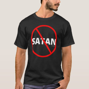 STOP SYMBOL Christelijke Faith Stop Satan T-shirt