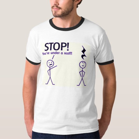 STOP! T-shirt (Voorkant)