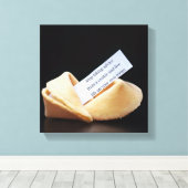 Stop Taking Advice From A Cookie Canvas Afdruk (Insitu (Houten vloer))