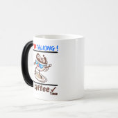 Stop Talking It's Coffee Time Magische Mok (Voorkant links)