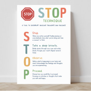 STOP Techniek Mindset Classroom Poster