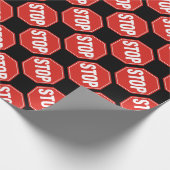 STOP-teken Cadeaupapier (Hoek)