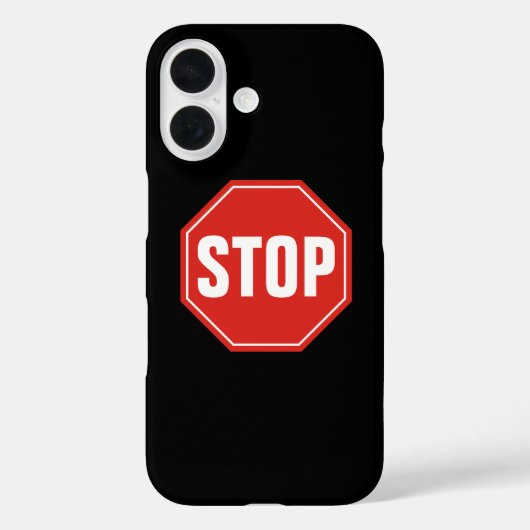 STOP-teken Case-Mate iPhone Case (Achterkant)