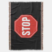 STOP-teken Deken (Voorkant Verticaal)