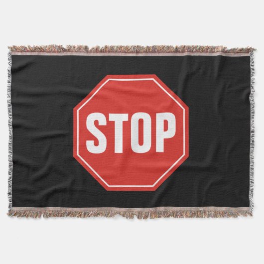 STOP-teken Deken (Voorkant)