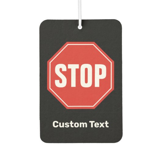 STOP-teken Luchtverfrisser (Voorkant)