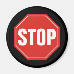 STOP-teken Magneet