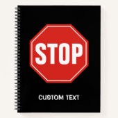 STOP-teken Notitieboek (Voorkant)