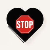 STOP-teken Notitieboek (Voorkant)