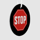 STOP-teken Ornament (voorkant)