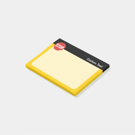 STOP-teken Post-it® Notes (Schuin)