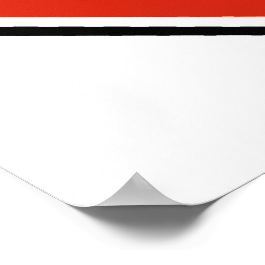 "STOP"-teken Poster (Hoek)