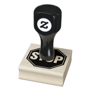STOP-teken Rubberstempel
