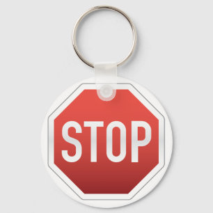 STOP-teken Sleutelhanger