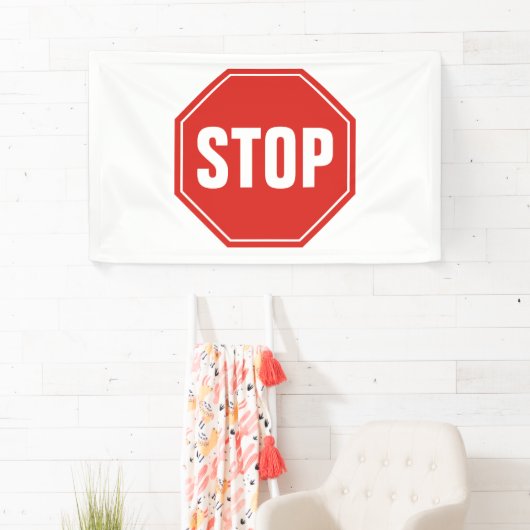 STOP-teken Spandoek (Insitu)