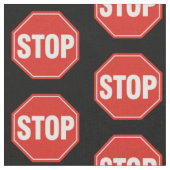 STOP-teken Stof (Close Up)