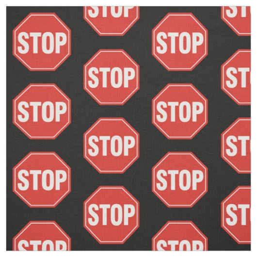STOP-teken Stof (Swatch)