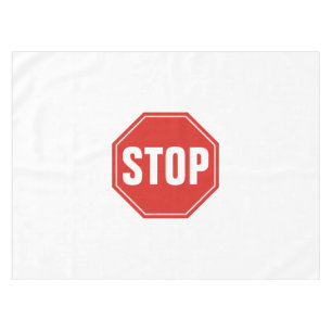 STOP-teken Tafelkleed