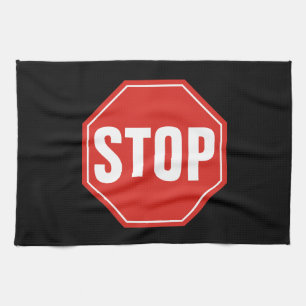 STOP-teken Theedoek