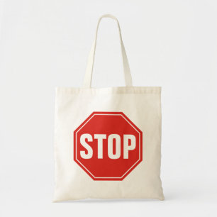 STOP-teken Tote Bag