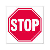 STOP-teken Zelfinktende Stempel (Design)