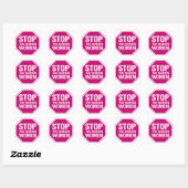 Stop the War on Women Sticker (Feuille)