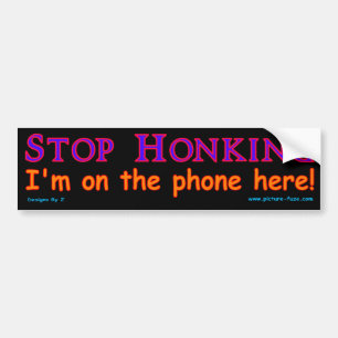 Stop Toeteren Bumpersticker