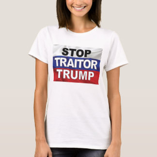 Stop Traitor Trump T-shirt voor vrouwen