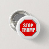"STOP TRUMP" 1,25-inch Ronde Button 3,2 Cm (Voorkant /achterkant)