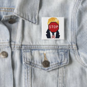 Stop Trump Button (In situ)