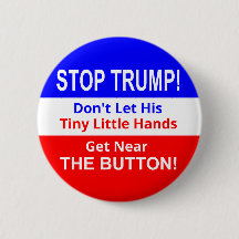 Stop TRUMP's kleine Button met kleine handjes