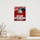 Stop uitgaven (16x20) poster (Keuken)